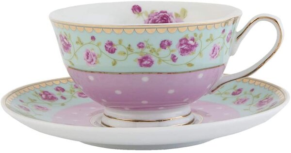 Clayre eff Šálek s podšálkem flowers