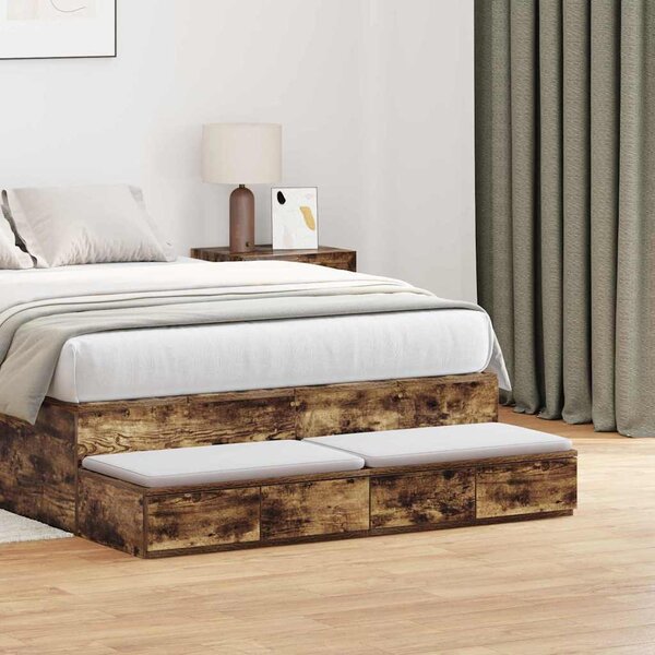 VidaXL Zásuvky pod postel 120 x 36,5 x 16,5 cm [866942] Barva: Bílá
