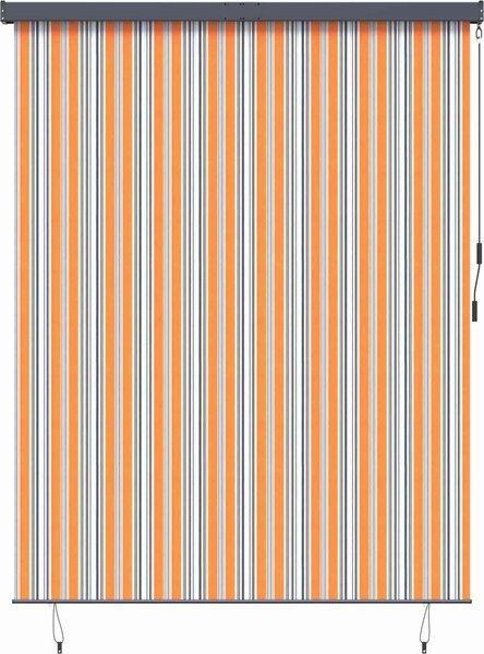 VidaXL Roleta 200 x 250 cm Textil a hliník [362092] Barva: antracitová