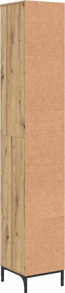 VidaXL Koupelnová skříň 31,5 x 33 x 190 cm [883413] Barva: Černá