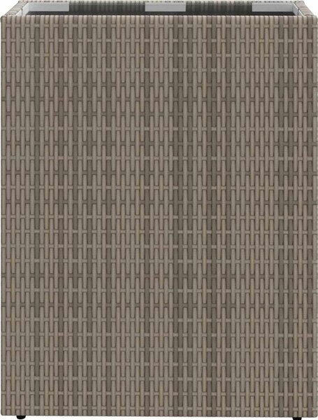 VidaXL Vysoký květináč 55 x 22 x 70 cm Ano [42026875] Barva: Šedá