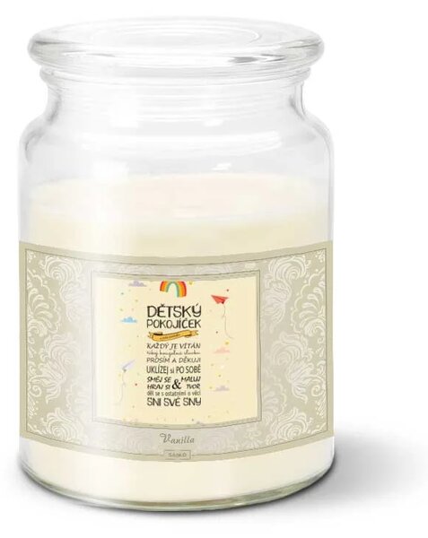 Sablio Svíčka citát dětský pokojíček - 500 g