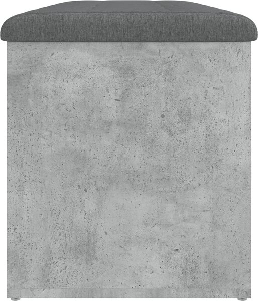 VidaXL Úložná lavice 102 x 42 x 45 cm kompozitní dřevo [835055] Barva: Betonová šedá