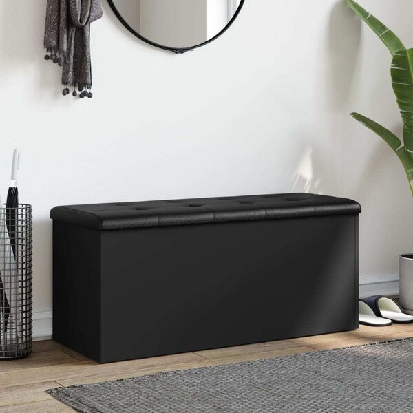 VidaXL Úložná lavice 102 x 42 x 45 cm kompozitní dřevo [835055] Barva: Betonová šedá