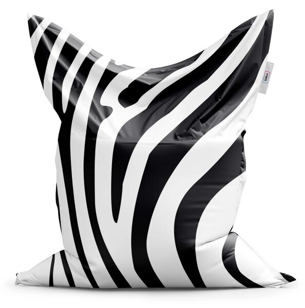 Sablio Sedací vak Classic Vzor zebry - 150x100 cm