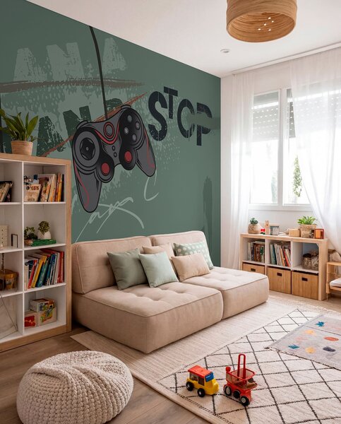 Fototapety Hra začíná: čas na akci!, Fototapety černobílé, w00829v2 : uwalls.cz