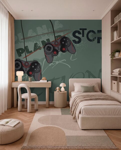 Fototapety Hra začíná: čas na akci!, Fototapety černobílé, w00829v2 : uwalls.cz