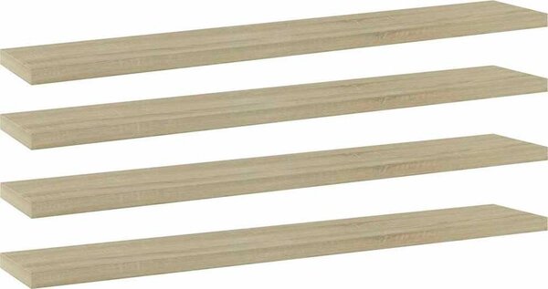 VidaXL Přídavné police 4 ks 60x10x1,5 cm kompozitní dřevo [805208] Barva: dub artisan