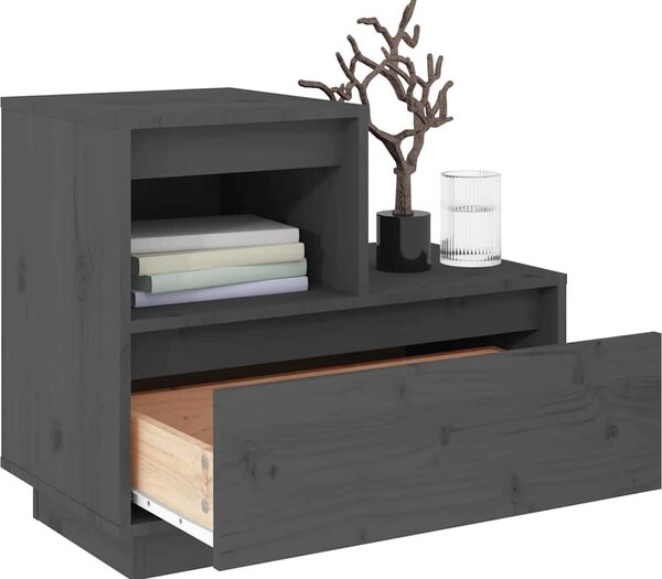 VidaXL Noční stolek 60 x 34 x 51 cm masivní borové dřevo [814376] Barva: Přírodní