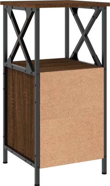 VidaXL Noční stolek 34 x 35,5 x 70 cm kompozitní dřevo [825943] Barva: šedá sonoma