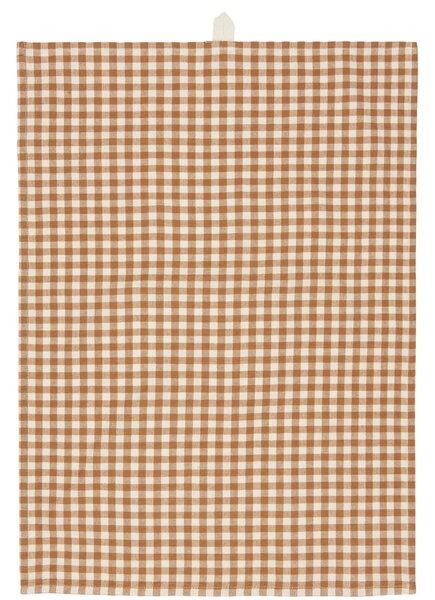 Utěrka Rasmus Rustic brown/Natural check