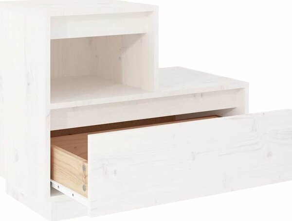 VidaXL Noční stolek 60 x 34 x 51 cm masivní borové dřevo [814376] Barva: Přírodní
