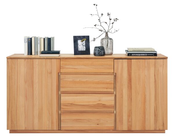 ŠIROKÁ KOMODA, jádrový buk, barvy buku, 180/89,2/41 cm Linea Natura - Široké komody
