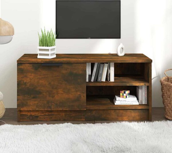 VidaXL TV skříňka 80x35x36,5 cm kompozitní dřevo [817117] Barva: Černý dub