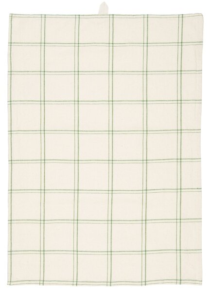 Utěrka Eskild Natural/Green check