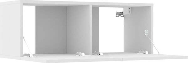 VidaXL TV skříňky 2 ks 80 x 30 x 30 cm kompozitní dřevo [820463] Barva: Bílá