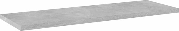 VidaXL Nástěnné police 4 ks 60x20x1,5 cm kompozitní dřevo [805230] Barva: Betonová šedá