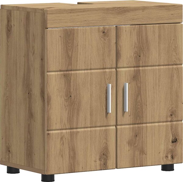 VidaXL Sada koupelnových skříněk TULUM 60 x 34 x 63 cm [880330] Barva: Vysoký lesklý bílý