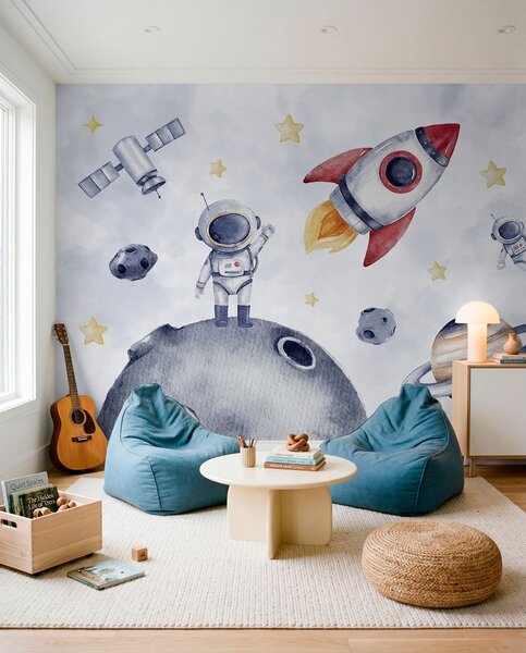 Fototapety Astronauti ve vesmíru, Fototapety space, w01461 : uwalls.cz