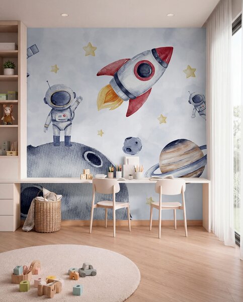 Fototapety Astronauti ve vesmíru, Fototapety space, w01461 : uwalls.cz