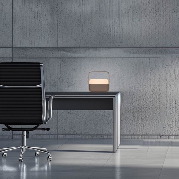 Stolní lampa PURE, PURE Go, stmívatelné, Bronzová / starobylá mosaz, Obývací pokoj, Hliník, Moderní