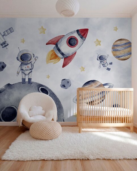Fototapety Astronauti ve vesmíru, Fototapety space, w01461 : uwalls.cz