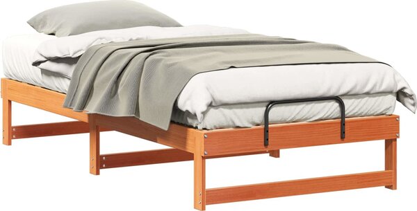 VidaXL Rám postele 90 x 190 cm Masivní borové dřevo [873153] Barva: Přírodní