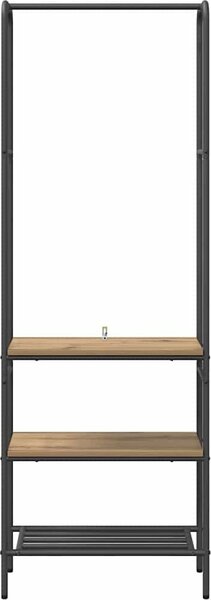 VidaXL Kovový stojan na oblečení 60 x 30 x 171 cm [868462] Barva: dub sonoma