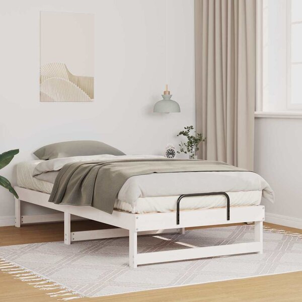 VidaXL Rám postele 90 x 190 cm Masivní borové dřevo [873153] Barva: Přírodní