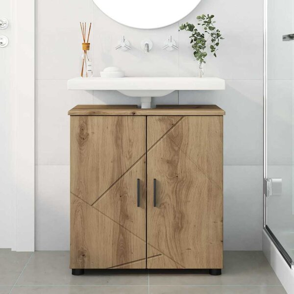 VidaXL Koupelnová skříň 61 x 35 x 64 cm [883293] Barva: Betonová šedá