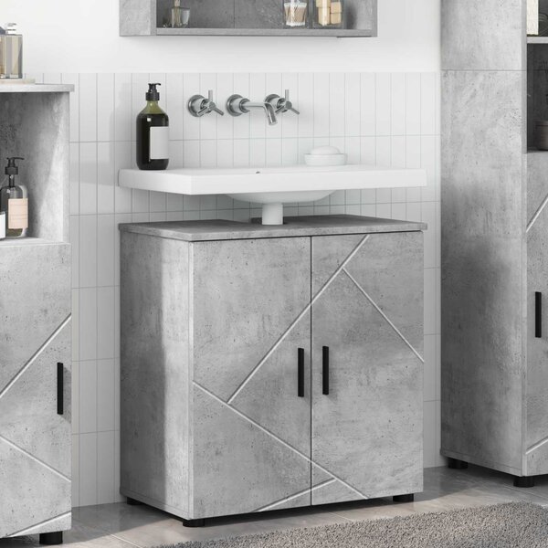 VidaXL Koupelnová skříň 61 x 35 x 64 cm [883293] Barva: Betonová šedá