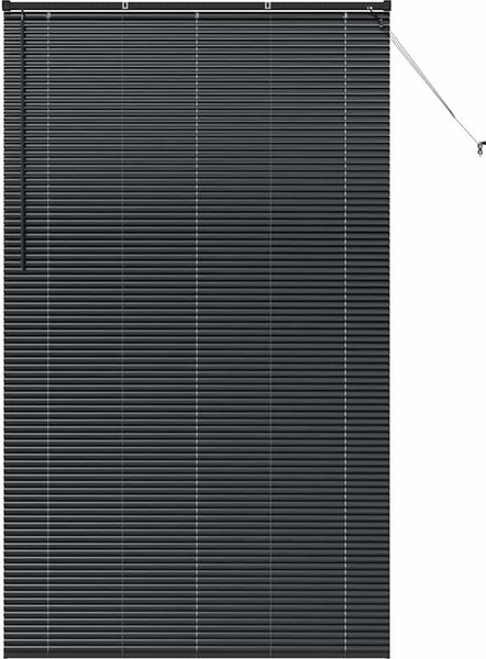 VidaXL Venet školní žaluzie 220 x 135 cm 25 mm Hliník [42006179] Barva: Tmavě šedá