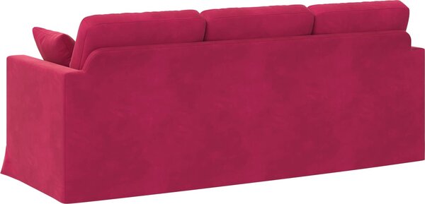 VidaXL Pohovka 198 x 78 x 80 cm samet [42024436] Barva: světle zelená
