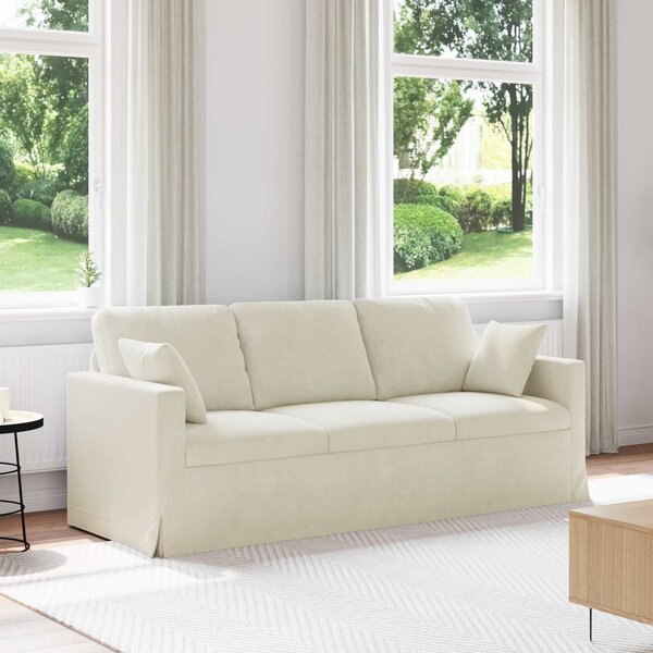 VidaXL Pohovka 198 x 78 x 80 cm samet [42024436] Barva: světle zelená