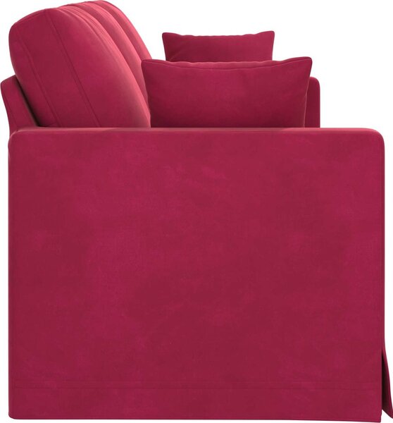 VidaXL Pohovka 198 x 78 x 80 cm samet [42024436] Barva: světle zelená