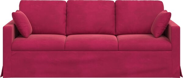 VidaXL Pohovka 198 x 78 x 80 cm samet [42024436] Barva: světle zelená