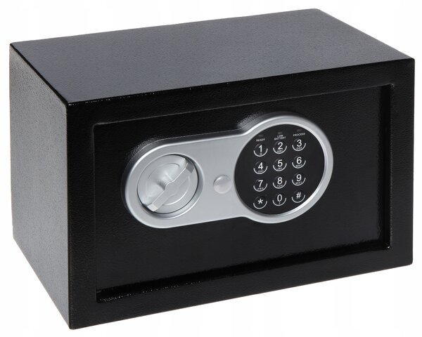 Trezor Opticum černý s elektronickým číselným zámkem na dokumenty 31x20x20 cm