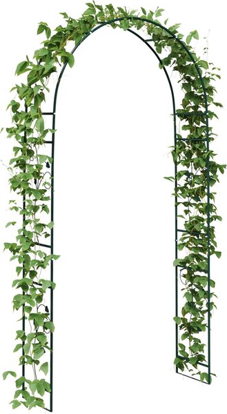 VidaXL Zahradní oblouk 115 x 37 x 231 cm [42021352] Barva: Zelená