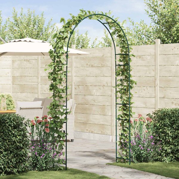 VidaXL Zahradní oblouk 115 x 37 x 231 cm [42021352] Barva: Zelená