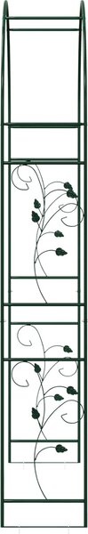 VidaXL Zahradní oblouk 115 x 37 x 231 cm [42021352] Barva: Zelená