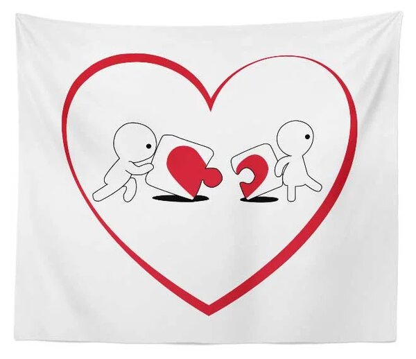 Sablio Deka Puzzle love: 150x120 cm