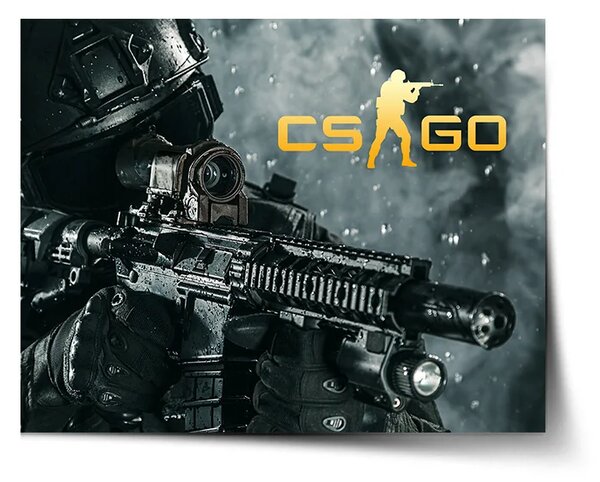 Sablio Plakát CS:GO Voják 1 - 60x40 cm