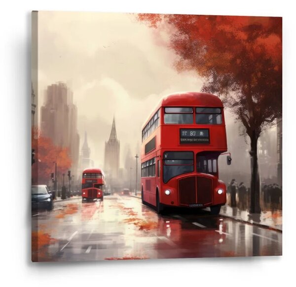Sablio Obraz Londýn Double-decker 1 - 50x50 cm