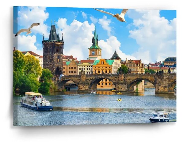 Sablio Obraz Praha Karlův most 2 - 90x60 cm