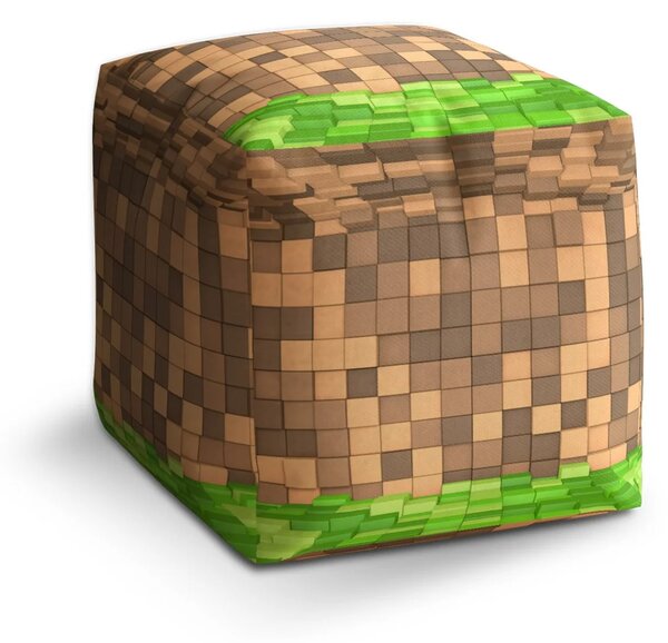 Sablio Taburet Cube Blocks 3D - 40x40x40 cm
