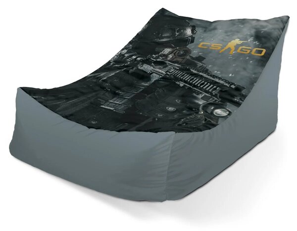 Sablio Sedací vak Lounge CS:GO Voják 1 - 80 x 95 x 50 cm