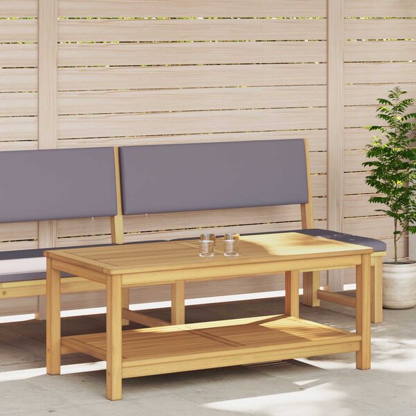VidaXL Boční stůl Přírodní olej 110 x 55 x 45 cm Masivní akátové dřevo [42026804] Barva: Hnědá