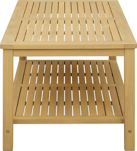 VidaXL Boční stůl Přírodní olej 110 x 55 x 45 cm Masivní akátové dřevo [42026804] Barva: Hnědá