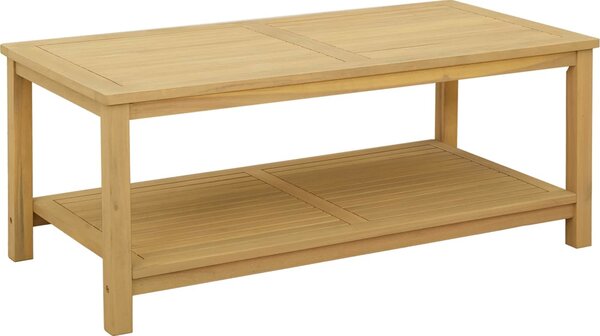VidaXL Boční stůl Přírodní olej 110 x 55 x 45 cm Masivní akátové dřevo [42026804] Barva: Hnědá