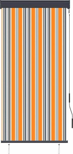 VidaXL Roleta 80 x 250 cm Textil a hliník [145950] Barva: antracitová